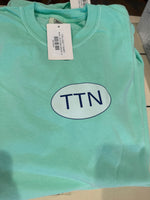 TTN LOGO T-SHIRT- MINT, LIGHT PINK, LIGHT BLUE, LIGHT YELLOW