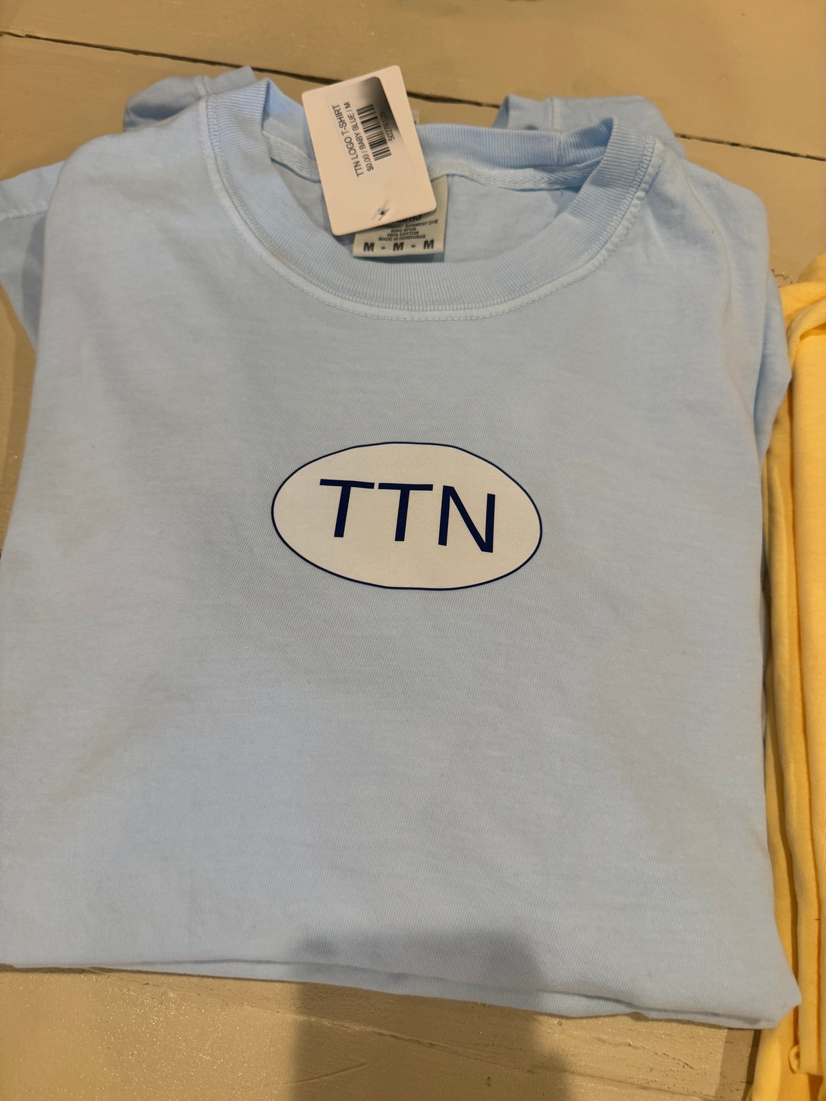 TTN LOGO T-SHIRT- MINT, LIGHT PINK, LIGHT BLUE, LIGHT YELLOW