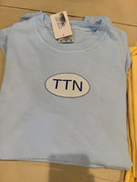 TTN LOGO T-SHIRT- MINT, LIGHT PINK, LIGHT BLUE, LIGHT YELLOW