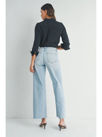 JUST USA WIDE LEGJEANS ** AVAILABLE IN DARK AND LIGHT WASH