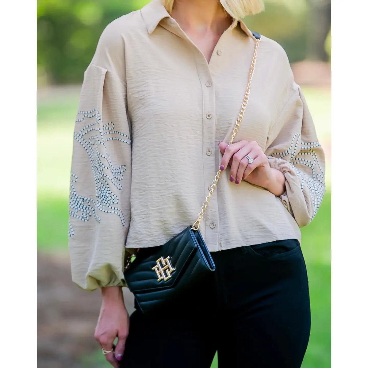 Carlington Clutch/Crossbody Black by Caroline Hill
