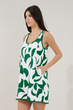 Auriel Shift Mini Dress Abstract