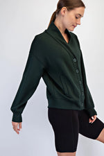 Rae Mode Butter Soft Cardigan- Regency Green