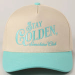Stay Golden Trucker Hat - Mint