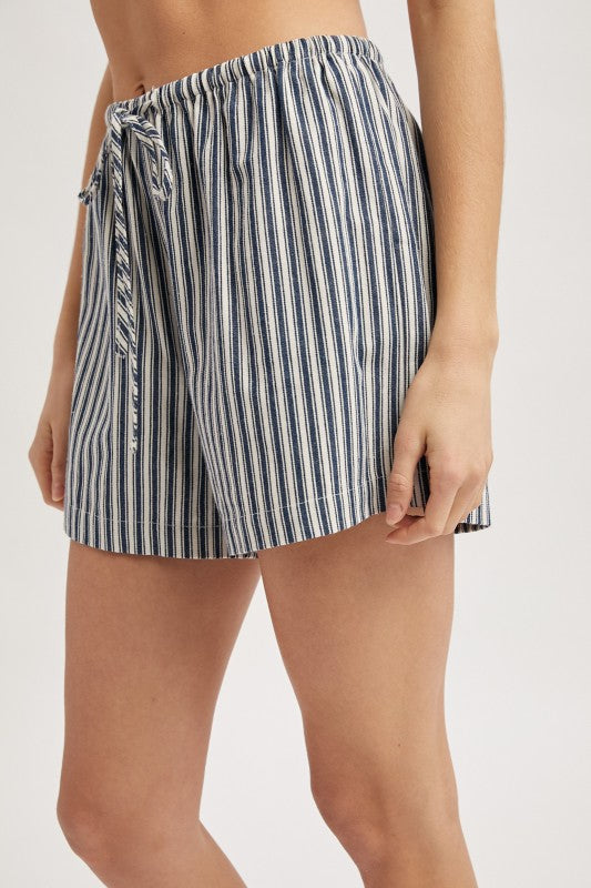 Rosa Navy/Cream Stripe Shorts
