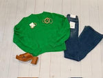 LONG SLEEVE TEXTURED SWEATER:SALE ITEM:$25.00