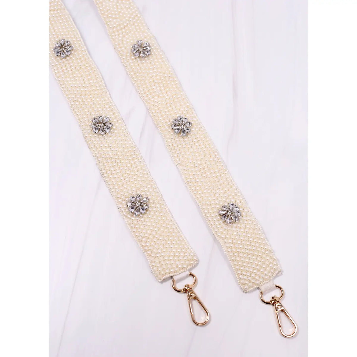 Pearl Beaded Purse Strap