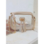Caroline Hill Nude Tassle Crossbody