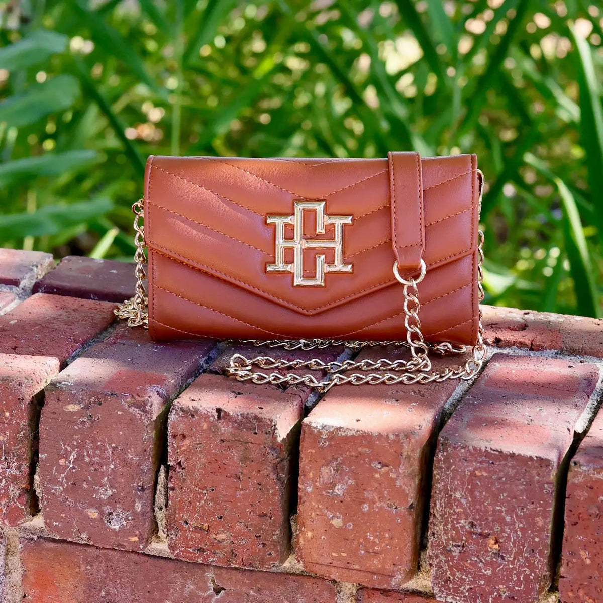 Carlington Clutch/Crossbody Saddle by Caroline Hill