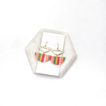 Bold Stripe Luna Earrings