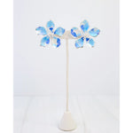 Monett Flower Post Earring Blue