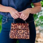 Vivienne Handbag Spotted Saddle by Caroline Hill