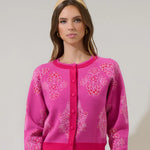 Muncie Floral Button Up Cardigan