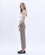 OLIVIA HR WIDE LEG LEOPARD PRINT DENIM BY Vervet