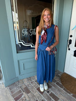 Rivers Two Piece Denim Top and Maxi Skirt SET by Mable