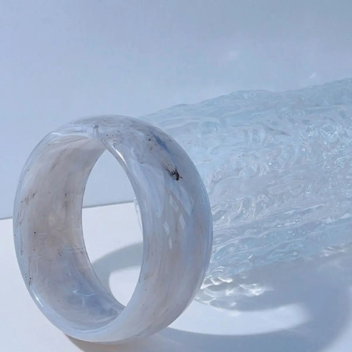 TRANSLUCENT GRAY BANGLE