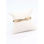 FITZPATRICK CZ TWISTED BRACELET GOLD