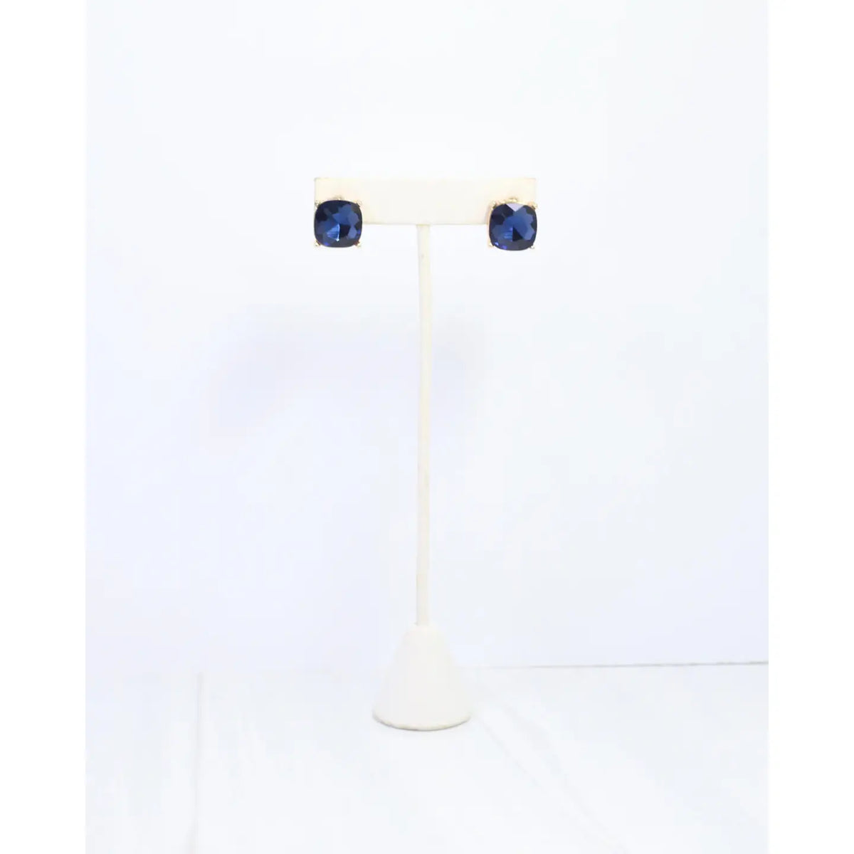 Julien Stone Stud Earring Navy