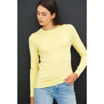Basic Soft Crewneck Sweater-AVAILABLE in Pale Yellow, Light Pink, Sky Blue, Soft Green