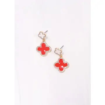 Clover Drop Earring