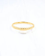 Natalie Twist Rope Bangle Bracelet WR Gold