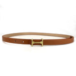 THIN WOMEN’S COGNAC BELT