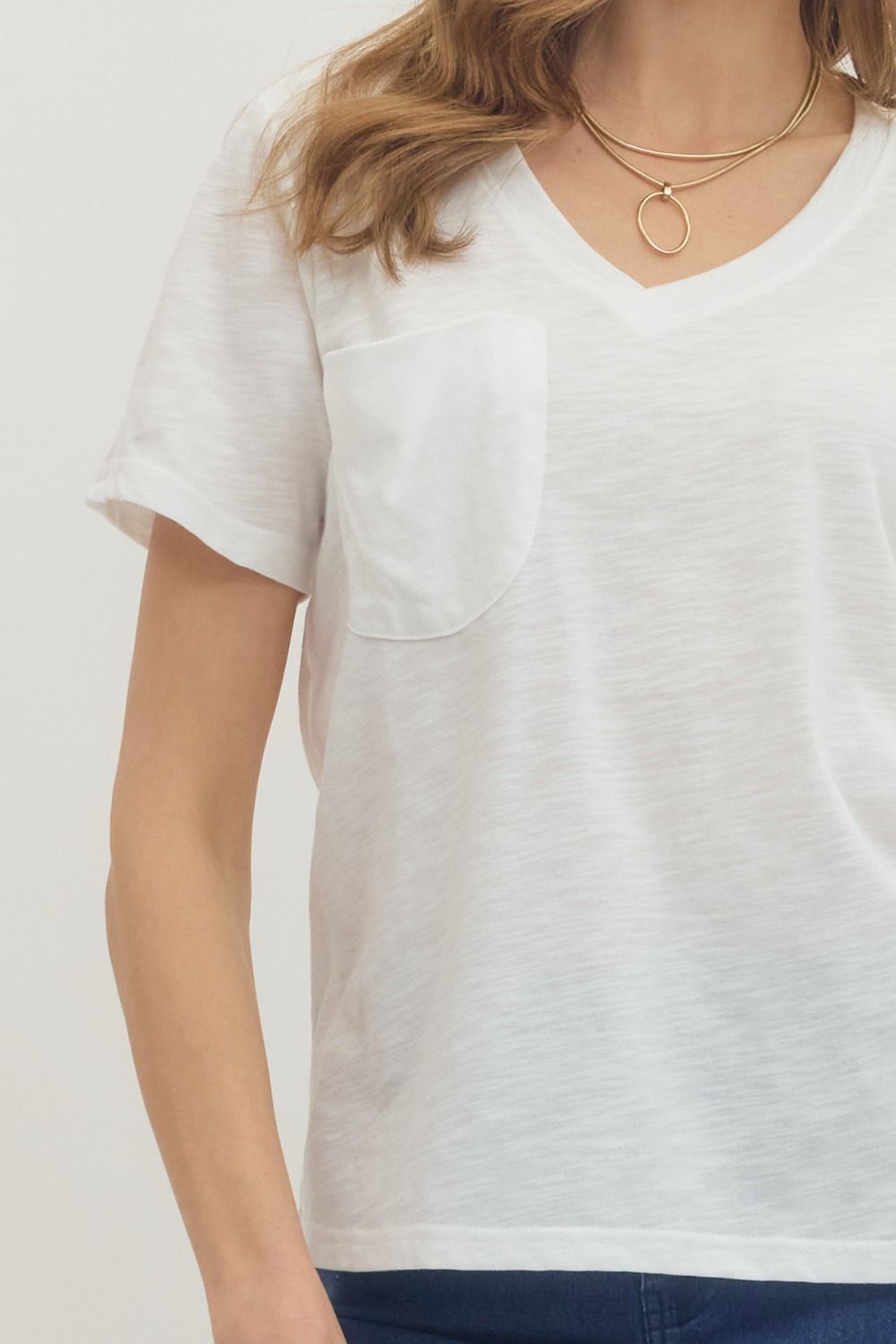 Perfect Pocket Tee * White or Yellow