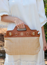 CAROLINE HILL SAVANNAH HANDBAG w CROSSBODY STRAP