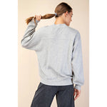 RAE MODE BUTTER SOFT MOCK NECK PULL OVER - GREY