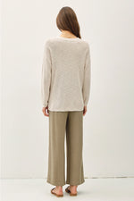 Lightweight Cotton Slub Sweater