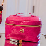 Hampton Train Case Hot Pink by Caroline Hill