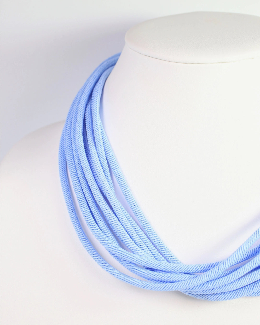 Cranston Cord Necklace Light Blue