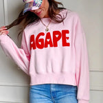 Agape Crop Sweatshirt