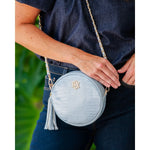 Cece Circular Crossbody Baby Blueby Caroline Hill