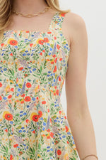 FLORAL FRENZY MINI DRESS