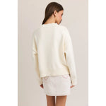 IVORY “LOVE” SWEATER