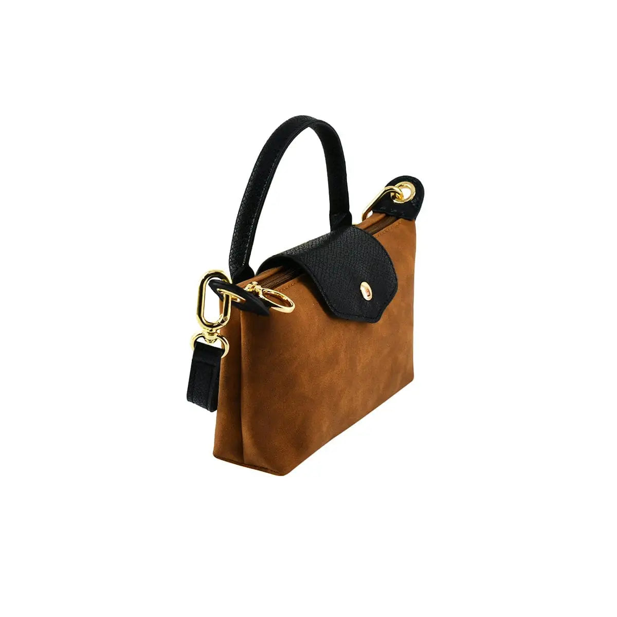 Piper Suede Mini Crossbody Bag- Wine, Black, Camel