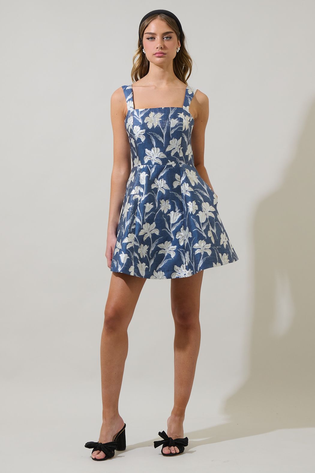 Blakely Jacquard Elvisa Mini Dress by Sugarlips ( XS-XL)