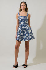 Blakely Jacquard Elvisa Mini Dress by Sugarlips ( XS-XL)