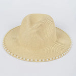 Pearl Trim Beach Hat