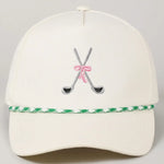 GOLF EMBROIDERED ROPE TRUCKER HAT