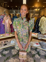 Garden Party Ruffle High Neck Mini Dress