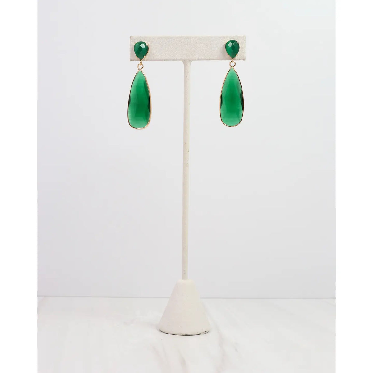 Jonsey Dangle Post Earring Green