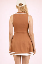 Jess Tennis Dress -Camel