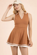Jess Tennis Dress -Camel