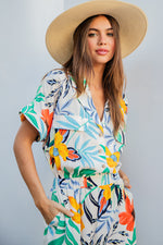 Tropical Floral Jumpsuit