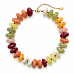 Chunky Beaded Necklace -Autumn Bloom