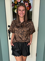 Tiger Print Top
