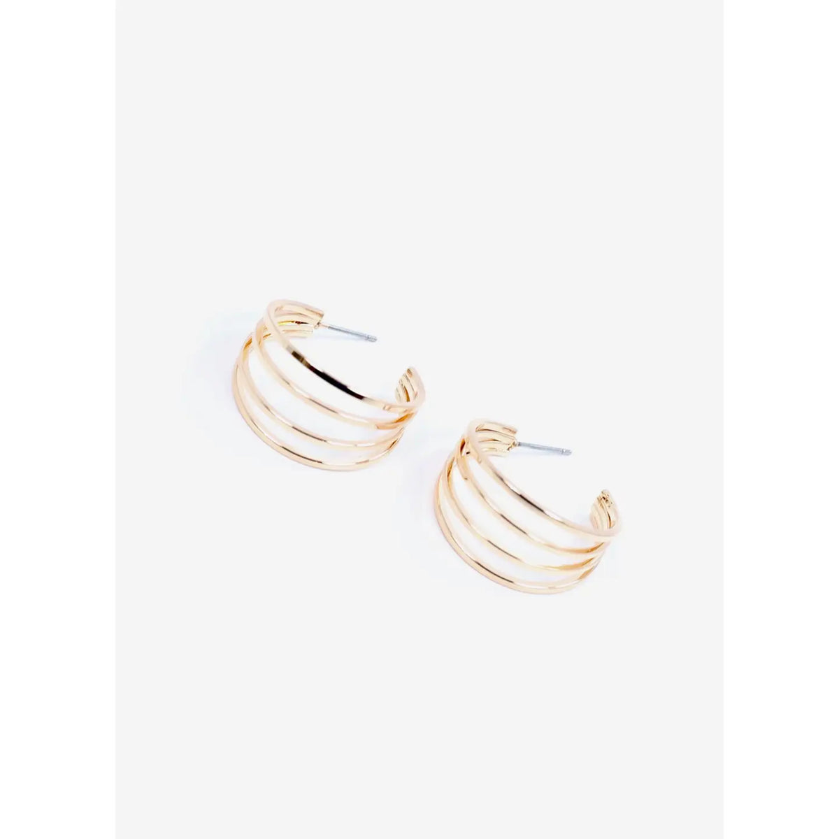 RENBOCK HOOP EARRING GOLD