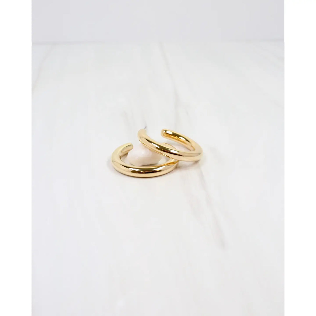 ALEXANDRIA GOLD HOOP EARRING